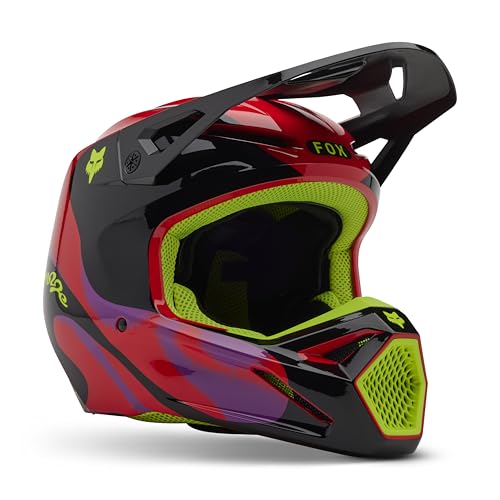 Helm FOX V1 Emotion Fluo RED S von Fox Racing