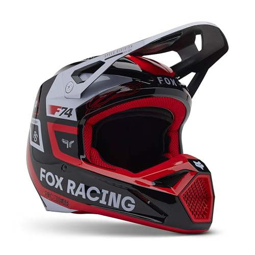 Helm FOX V1 Race SPEC Fluo RED S Helm FOX V1 Race SPEC Fluo RED S von Fox