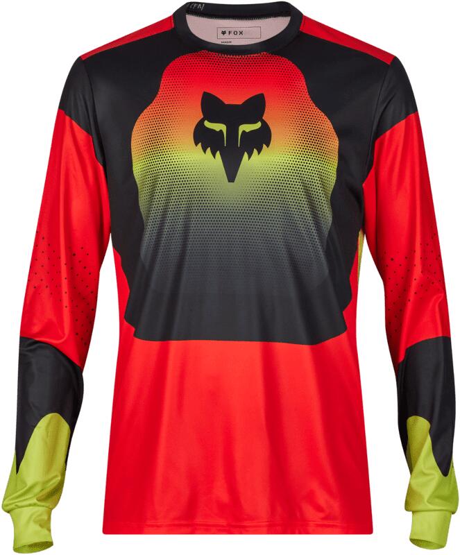 Ranger Long Sleeve Jersey Revise - Red/Yellow von Fox Racing