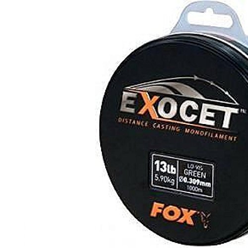 Fox Exocet Mono Schnur Karpfenschnur, Durchmesser:0.309mm Fox Exocet Mono Schnur Karpfenschnur, Durchmesser:0.309mm von Fox Rage