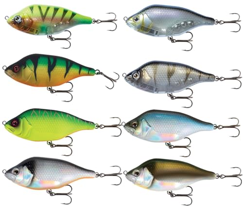 Fox Rage Hitcher Jerk & Twitch UV 120mm 60g lipless Sinking Jerkbait, Farbe:Cool Herring von Fox Rage