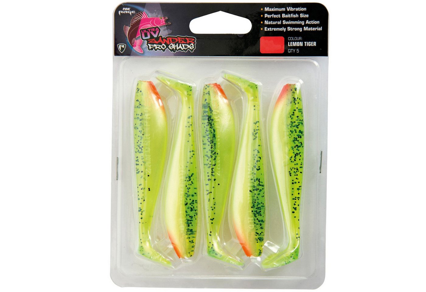 Fox Rage Kunstköder Fox Rage Zander Pro Ultra UV 12cm - 5 Gummifische Fox Rage Kunstköder Fox Rage Zander Pro Ultra UV 12cm - 5 Gummifische von Fox Rage