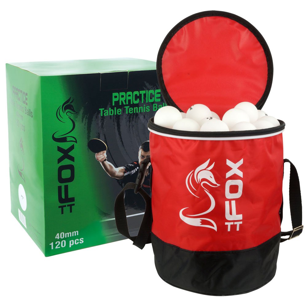 Fox Tt Practice Table Tennis Balls And Bag Rot 120 Balls Fox Tt Practice Table Tennis Balls And Bag Rot 120 Balls von Fox Tt