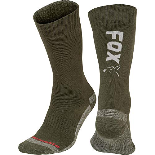 FOX Green/Silver Thermolite Long Sock 10-13 EU 44-47 FOX Green/Silver Thermolite Long Sock 10-13 EU 44-47 von Fox