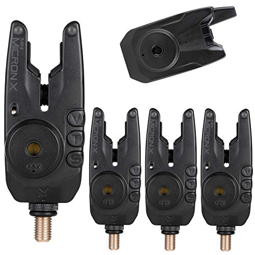 Fox 4+1 Mini Micron X + Hardcases - Bissanzeiger Set zum Angeln auf Karpfen, Karpfenbissanzeiger Funkset, Funkbissanzeiger zum Karpfenangeln Fox 4+1 Mini Micron X + Hardcases - Bissanzeiger Set zum Angeln auf Karpfen, Karpfenbissanzeiger Funkset, Funkbissanzeiger zum Karpfenangeln von Fox