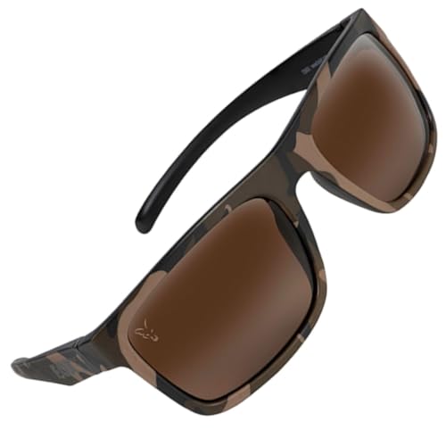 Fox Avius Camo/Black Brown Lense - Polarisationsbrille, Polbrille zum Angeln, Angelbrille Fox Avius Camo/Black Brown Lense - Polarisationsbrille, Polbrille zum Angeln, Angelbrille von Fox