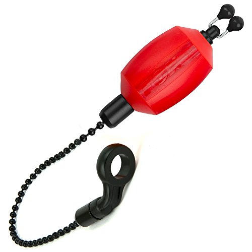 Fox Black Label Dumpy Bobbins - Optischer Bissanzeiger, visuelle Bissanzeige zum Karpfenangeln, Bobbin Einhänger zum Angeln, Farbe:Red Fox Black Label Dumpy Bobbins - Optischer Bissanzeiger, visuelle Bissanzeige zum Karpfenangeln, Bobbin Einhänger zum Angeln, Farbe:Red von Fox