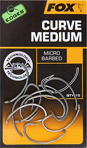 Fox Edges Armapoint Curve Shank Medium Hooks - 10 Karpfenhaken, Angelhaken zum Karpfenangeln, Haken für Karpfen, Boiliehaken, Größe:2 Fox Edges Armapoint Curve Shank Medium Hooks - 10 Karpfenhaken, Angelhaken zum Karpfenangeln, Haken für Karpfen, Boiliehaken, Größe:2 von Fox