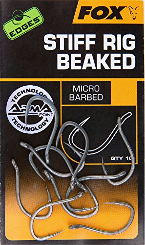 Fox Edges Armapoint Stiff Rig Beaked Hooks - 10 Karpfenhaken, Angelhaken zum Karpfenangeln, Haken für Karpfen, Boiliehaken, Größe:8 Fox Edges Armapoint Stiff Rig Beaked Hooks - 10 Karpfenhaken, Angelhaken zum Karpfenangeln, Haken für Karpfen, Boiliehaken, Größe:8 von Fox