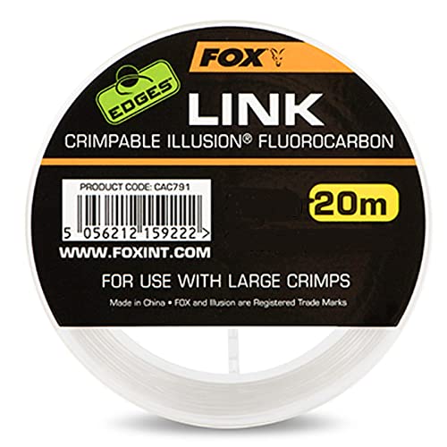 Fox Edges Link Crimpable Illusion Fluorocarbon - 0.53mm/25lb 20m Angelschnur Fox Edges Link Crimpable Illusion Fluorocarbon - 0.53mm/25lb 20m Angelschnur von Fox