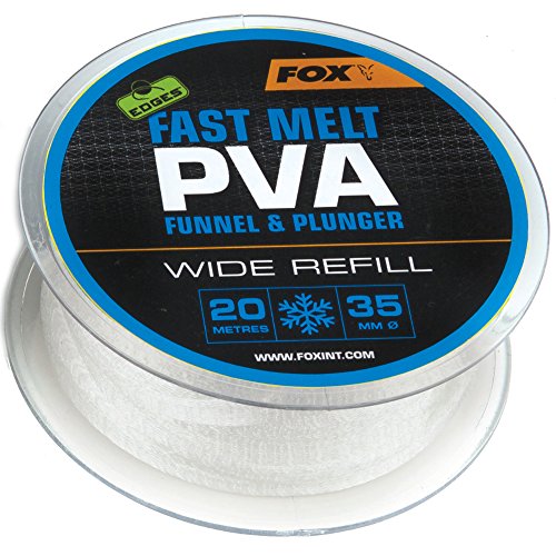 Fox Edges PVA Mesh Refill Fast Melt 20m - wasserlösliches PVA-Netz für Grundfutter zum Anfüttern von Karpfen & Friedfischen, Größe:35mm Wide Fox Edges PVA Mesh Refill Fast Melt 20m - wasserlösliches PVA-Netz für Grundfutter zum Anfüttern von Karpfen & Friedfischen, Größe:35mm Wide von Fox