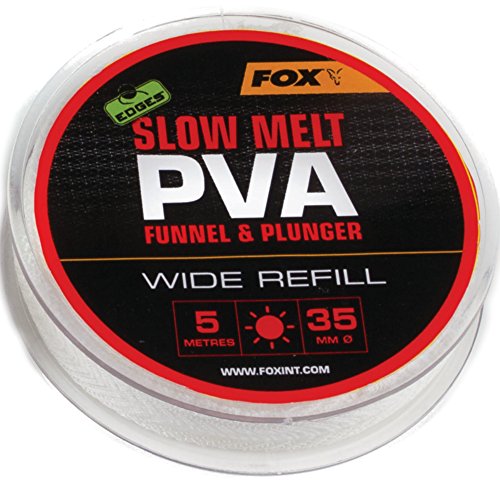 Fox Edges PVA Mesh Refill Slow Melt 5m - PVA-Schlauch für Fox Mesh System, wasserlösliches Netz zum Karpfenangeln, Futternetz, Größe:35mm Wide Fox Edges PVA Mesh Refill Slow Melt 5m - PVA-Schlauch für Fox Mesh System, wasserlösliches Netz zum Karpfenangeln, Futternetz, Größe:35mm Wide von Fox