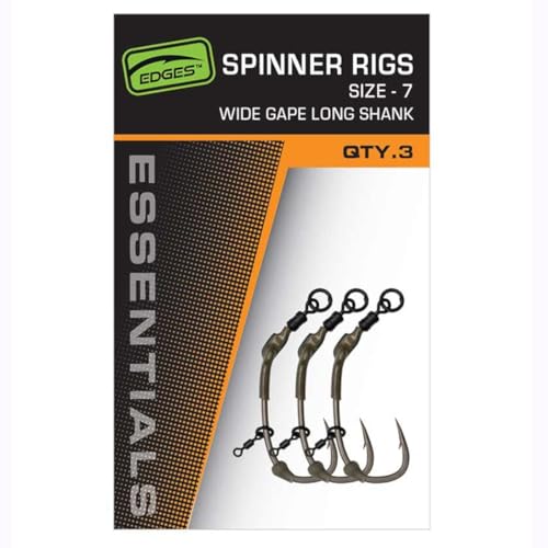 Fox Edges Spinner Rig - 3 Karpfenrigs, Größe:5 Fox Edges Spinner Rig - 3 Karpfenrigs, Größe:5 von Fox