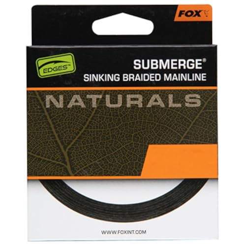 Fox Submerge Naturals Braid - 300m geflochtene Angelschnur, Durchmesser/Tragkraft:0.25mm / 20.4kg / 45lb Fox Submerge Naturals Braid - 300m geflochtene Angelschnur, Durchmesser/Tragkraft:0.25mm / 20.4kg / 45lb von Fox