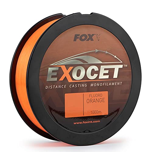 Fox Exocet Fluoro Orange Mono - 1000m monofile Karpfenschnur, Durchmesser/Tragkraft:0.30mm / 6.5kg / 14lbs Fox Exocet Fluoro Orange Mono - 1000m monofile Karpfenschnur, Durchmesser/Tragkraft:0.30mm / 6.5kg / 14lbs von Fox