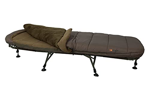 Fox Flatliner 6 Leg 5-Season Sleep System Bedchair Angelliege mit Schlafsack von FOX