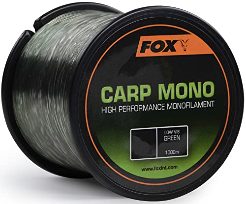 Fox Karpfenschnur Carp Mono - 1000m Angelschnur, Durchmesser/Tragkraft:0.35mm / 18lb / 8.17kg Fox Karpfenschnur Carp Mono - 1000m Angelschnur, Durchmesser/Tragkraft:0.35mm / 18lb / 8.17kg von Fox