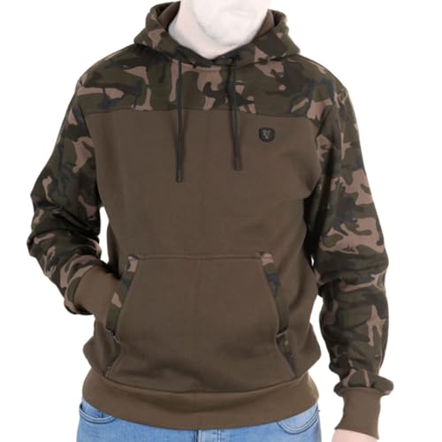 Fox Khaki/Camo Hoody - Angelpullover, Größe:S von Fox