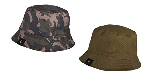 Fox Khaki/Camo Reverse Bucket hat - Hut für Karpfenangler, Angelmütze, Mütze für Angler, Sonnenhut zum Angeln Fox Khaki/Camo Reverse Bucket hat - Hut für Karpfenangler, Angelmütze, Mütze für Angler, Sonnenhut zum Angeln von Fox