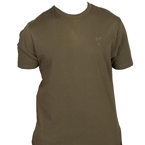 Fox Khaki Large Print T-Shirt - Angelshirt, Größe:S Fox Khaki Large Print T-Shirt - Angelshirt, Größe:S von Fox