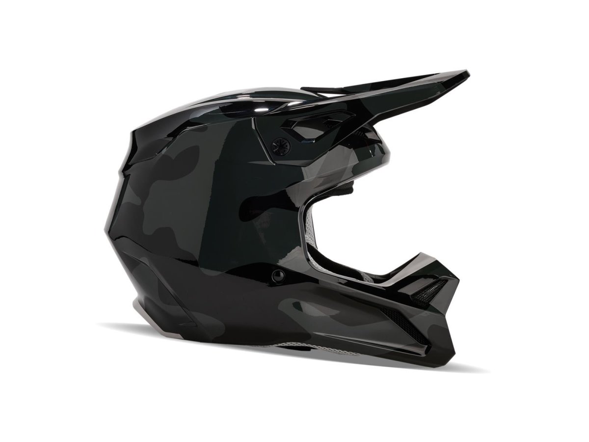 Fox Kinder V1 Bnkr Helm [Blk Cam] von Fox