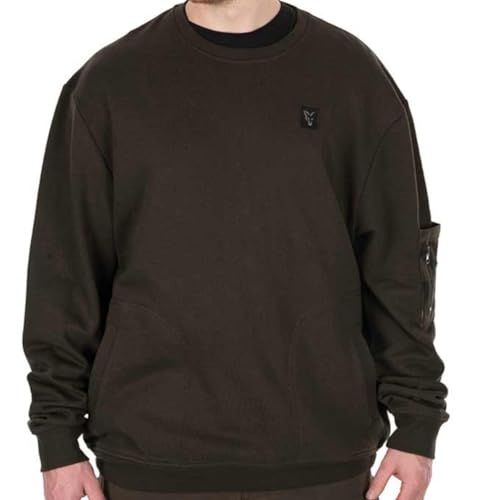 Fox LW Khaki Jumper - Angelpullover, Größe:XXL von Fox