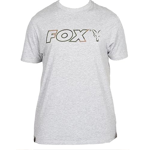 Fox Ltd LW Grey Marl T-Shirt - Angelshirt, Größe:S Fox Ltd LW Grey Marl T-Shirt - Angelshirt, Größe:S von Fox