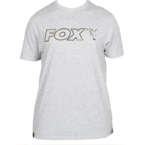 Fox Ltd LW Grey Marl T-Shirt - Angelshirt, Größe:XL von Fox