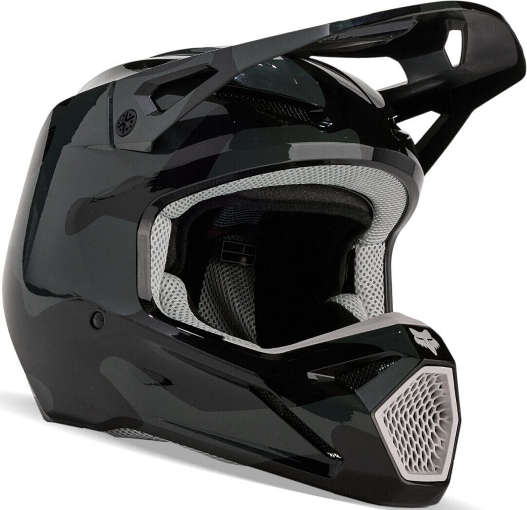 Fox Motocrosshelm V1 Bnkr MIPS 2023 Jugend Motocross Helm von Fox