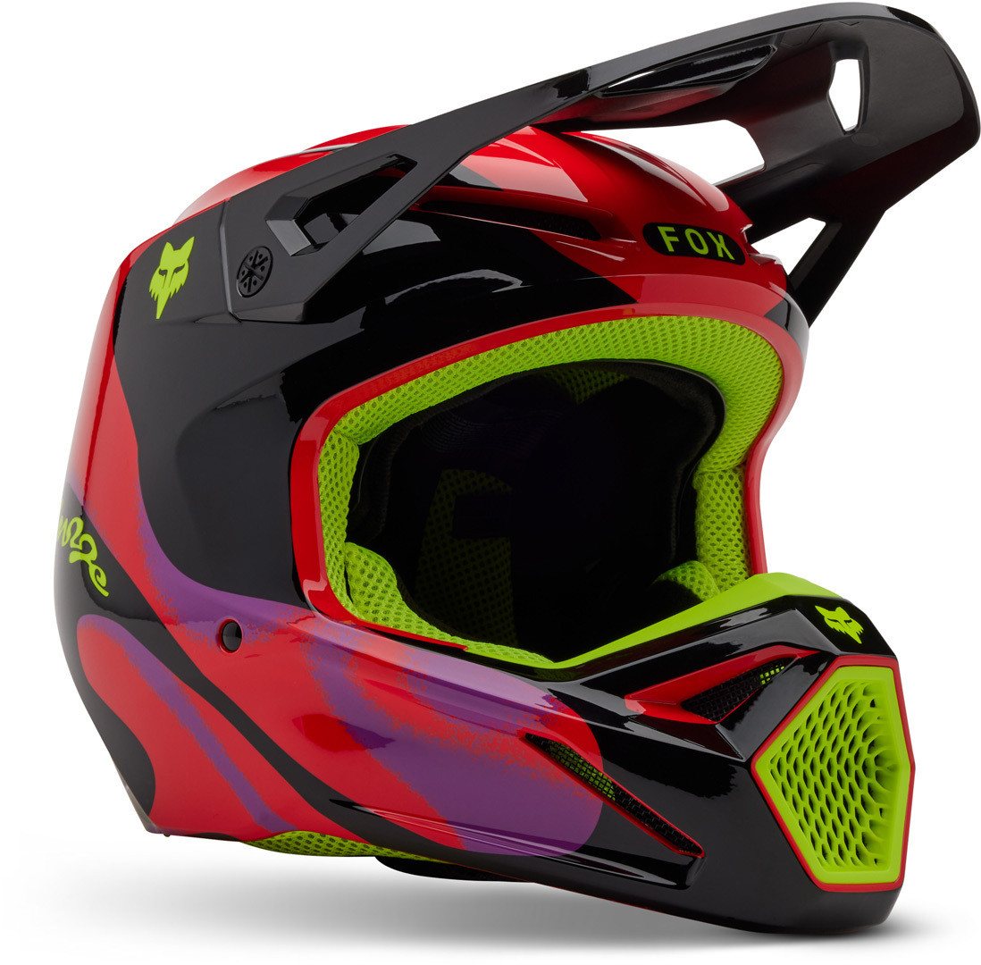 Fox Motocrosshelm V1 Emotion Motocross Helm von Fox