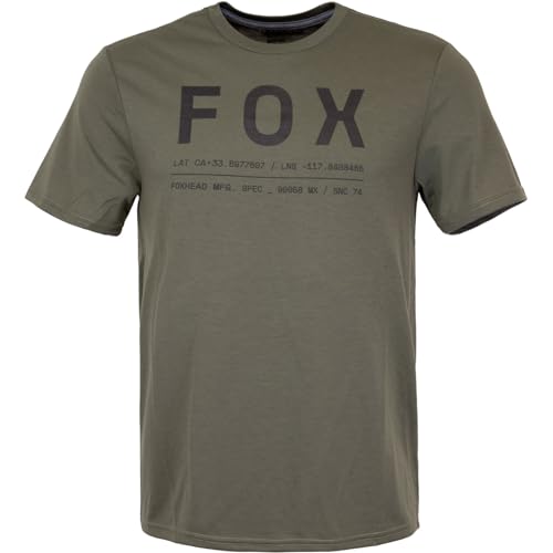 Fox Non Stop Tech T-Shirt Herren (Olive, XXL) von Fox