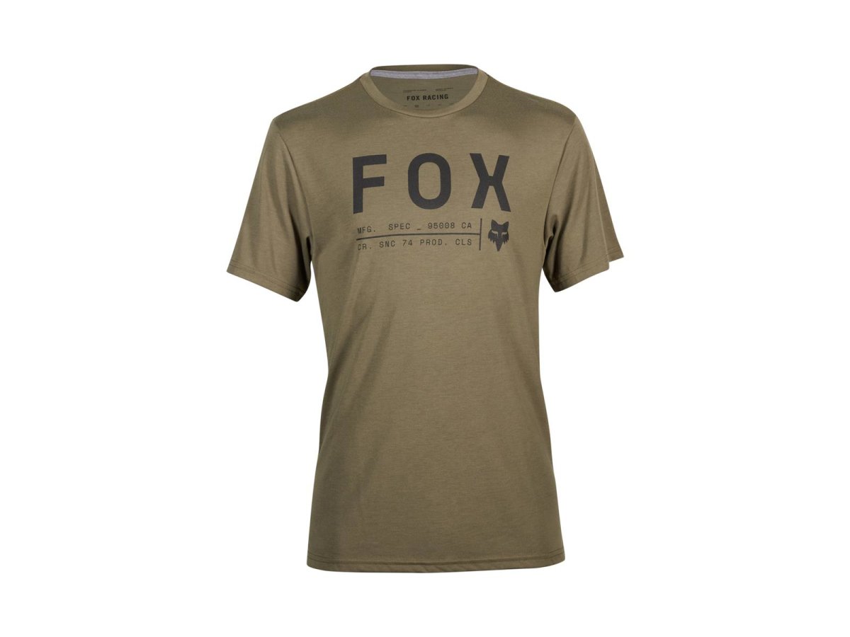 Fox Non Stop Tech T-Shirt Olv Grn von Fox