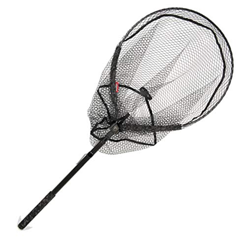 Fox Rage Street Fighter Carbon Street Net 50x60cm - Raubfischkescher zum Streetfishing, Kescher zum Spinnfischen, Unterfangkescher für Zander, Barsch & Hecht von Fox