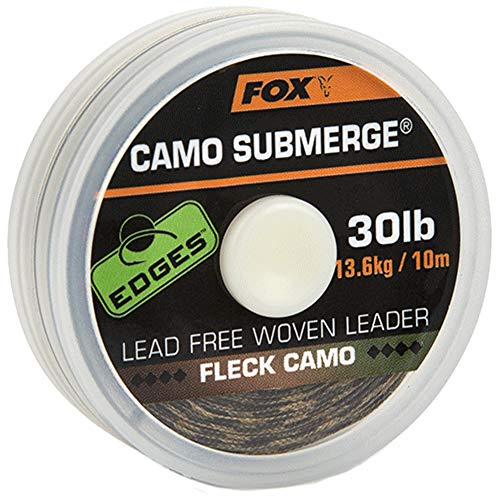 Fox Submerge Camo Lead Free Woven Leader - Vorfachschnur, Tragkraft:30lbs/13.6kg Fox Submerge Camo Lead Free Woven Leader - Vorfachschnur, Tragkraft:30lbs/13.6kg von Fox