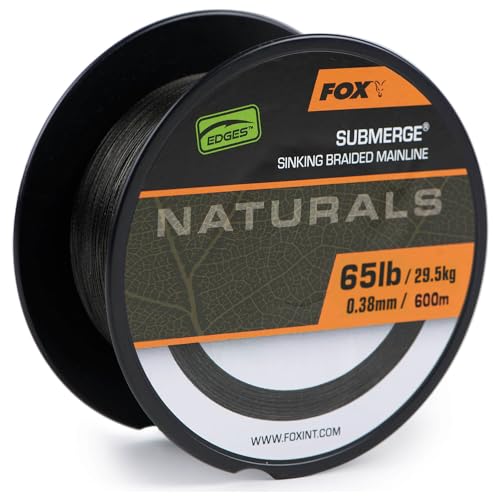 Fox Submerge Naturals Geflochtene Angelschnur Sinkend 0,38mm 29,5kg 300m von Fox