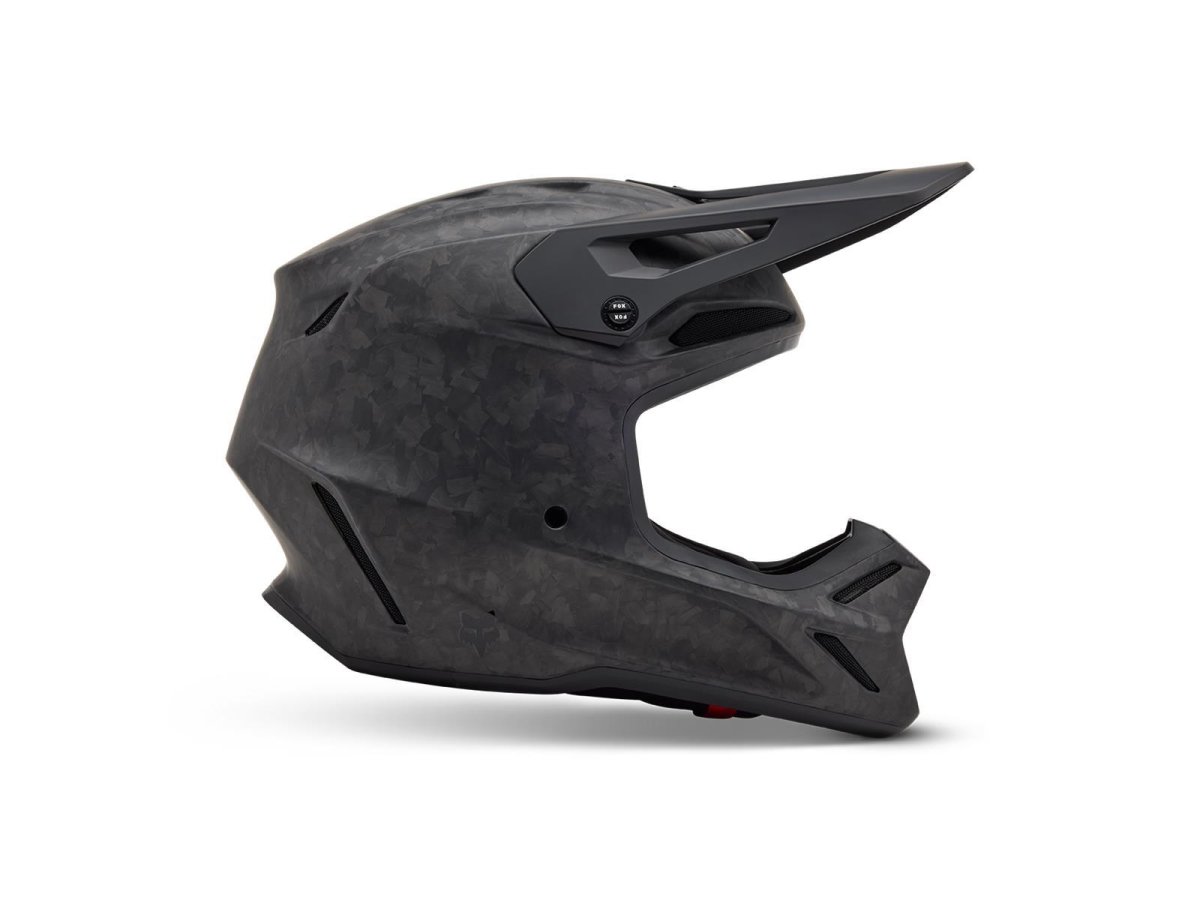 Fox V3 Rs Carbon Solid Helm [Mt Blk] von Fox