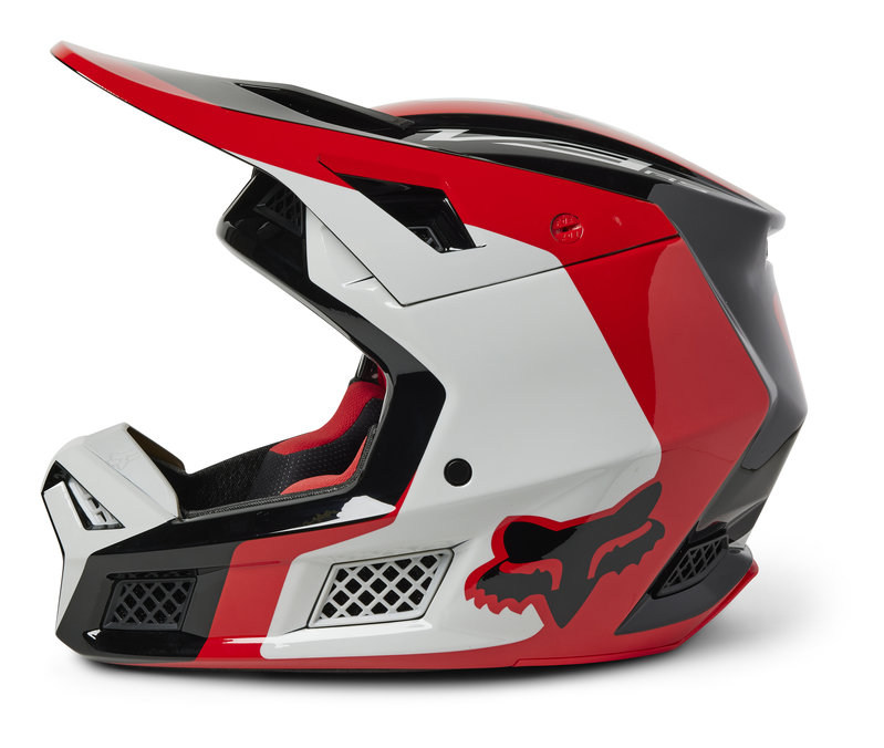 Fox V3 Rs Efekt Helm Ece Fluorescent Red von Fox