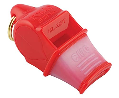 Fox 40 Sonik Blast CMG Pfeife mit Umhängeband, Rot, Einheitsgröße, 9203-0108 Fox 40 Sonik Blast CMG Pfeife mit Umhängeband, Rot, Einheitsgröße, 9203-0108 von Fox 40