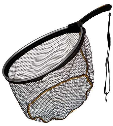 Frabill Unisex-Erwachsene Floating Trout Net 11"x 15" Hoop Size Angelnetz, schwarz, 11" x 15" von Frabill