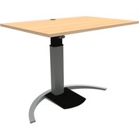 FramePower Tischgestell Inno-Mono (Tischplatte: 120x80 cm Buche|Sonderfunktion: - keine Sonderfunktion -) von Framepower by Ergobasis