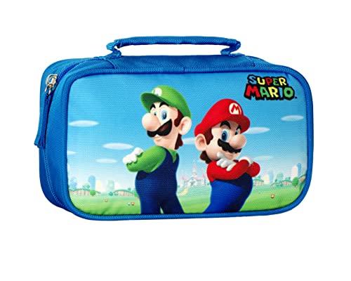 Panini Franco Cosimo Supermario Federmäppchen mit Reißverschluss, innen orgnaisiert, ideal für die Organisation von Schreibwaren und kleinen Gegenständen, 20 x 7 x 13 cm, blau, Taglia Unica, Casual Panini Franco Cosimo Supermario Federmäppchen mit Reißverschluss, innen orgnaisiert, ideal für die Organisation von Schreibwaren und kleinen Gegenständen, 20 x 7 x 13 cm, blau, Taglia Unica, Casual von Franco Cosimo Panini