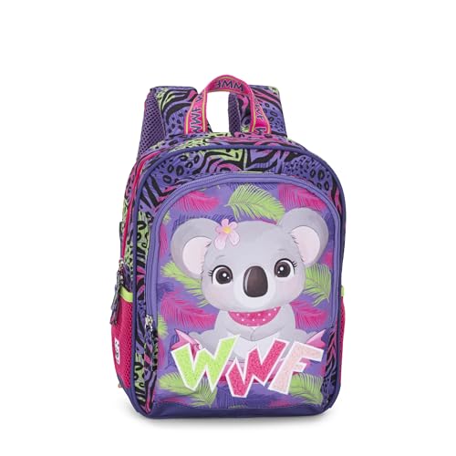 Franco Cosimo Panini WWF Offizieller WWF Mini-Rucksack mit Hauptfach und Fronttasche mit Reißverschluss, verstellbare und gepolsterte Schultergurte, gepolsterte Rückseite und Boden, 23 x 30 x 10 cm, Franco Cosimo Panini WWF Offizieller WWF Mini-Rucksack mit Hauptfach und Fronttasche mit Reißverschluss, verstellbare und gepolsterte Schultergurte, gepolsterte Rückseite und Boden, 23 x 30 x 10 cm, von Franco Cosimo Panini