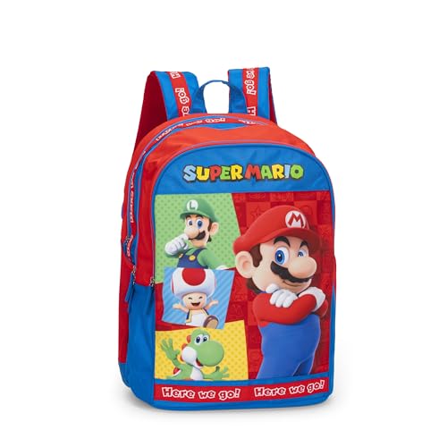 Mario Kart – offizieller Schulrucksack Mario Kart, erweiterbarer Rucksack, 2 große Fächer, Fronttaschen mit Reißverschluss, Seitentaschen aus Netz, verstellbare gepolsterte Schultergurte, 29 x 41 x Mario Kart – offizieller Schulrucksack Mario Kart, erweiterbarer Rucksack, 2 große Fächer, Fronttaschen mit Reißverschluss, Seitentaschen aus Netz, verstellbare gepolsterte Schultergurte, 29 x 41 x von Franco Cosimo Panini