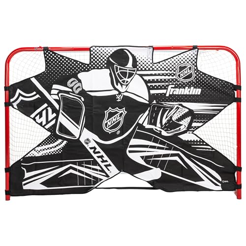 Franklin Sports NHL Schießziel – Shooter Tutor Tor Praxis Street Hockey Netz Torwart Zielscheibe – Offizielle Größe Ziel – 182,9 x 121,9 cm, weiß/schwarz, 72" Franklin Sports NHL Schießziel – Shooter Tutor Tor Praxis Street Hockey Netz Torwart Zielscheibe – Offizielle Größe Ziel – 182,9 x 121,9 cm, weiß/schwarz, 72" von Franklin Sports