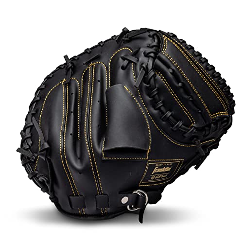 Franklin Sports Baseball Catcher's Mitt - Field Master Youth Baseball + Softball Glove - Kids Righty Catcher Mitt - Right Hand Throw - 31.5" Half-Moon Web von Franklin Sports