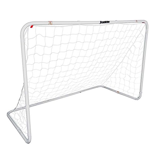 Franklin Sports Uni – Erwachsene Competition Soccer Goal Wettkampf Fußballnetz – Fußballtor für den Hinterhof – Stahlkonstruktion – 1,8 m x 1,2 m, Weiss/opulenter Garten, 6' x 4' Franklin Sports Uni – Erwachsene Competition Soccer Goal Wettkampf Fußballnetz – Fußballtor für den Hinterhof – Stahlkonstruktion – 1,8 m x 1,2 m, Weiss/opulenter Garten, 6' x 4' von Franklin Sports