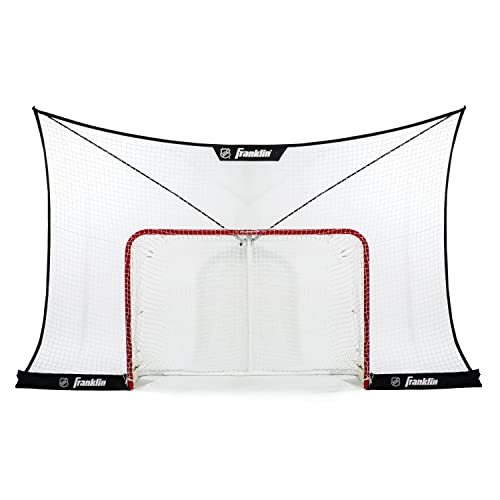 Franklin Sports NHL Hockey-Tor Backstop Netz – Fibertech Street Hockey Sport Backstop Netz – Großes Zielnetz – 3,7 x 2,1 m, schwarz Franklin Sports NHL Hockey-Tor Backstop Netz – Fibertech Street Hockey Sport Backstop Netz – Großes Zielnetz – 3,7 x 2,1 m, schwarz von Franklin Sports