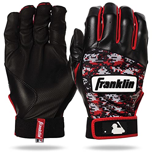 Franklin Sports MLB digi-camo Batting Handschuhe (Paar), Jungen, Gray/Black/Red Digi von Franklin Sports
