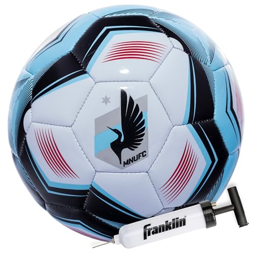 Franklin Sports MLS MLS Minnesota United FC Fußball – MNUFC – Offizielle Größe 5 Fußball – weicher abriebfester Bezug – Fußball in offizieller Größe und Gewicht – Luftpumpe im Lieferumfang enthalten Franklin Sports MLS MLS Minnesota United FC Fußball – MNUFC – Offizielle Größe 5 Fußball – weicher abriebfester Bezug – Fußball in offizieller Größe und Gewicht – Luftpumpe im Lieferumfang enthalten von Franklin Sports