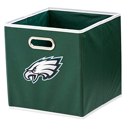 Franklin Sports NFL Philadelphia Eagles Faltbarer Aufbewahrungsbehälter – NFL Faltwürfel – passend für Mülleimer-Organizer – Stoff-NFL-Team-Aufbewahrungswürfel Franklin Sports NFL Philadelphia Eagles Faltbarer Aufbewahrungsbehälter – NFL Faltwürfel – passend für Mülleimer-Organizer – Stoff-NFL-Team-Aufbewahrungswürfel von Franklin Sports